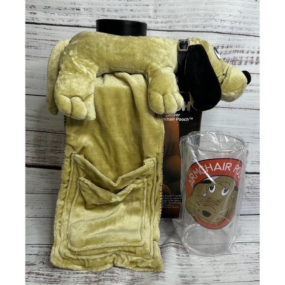 Vintage Stotter 1990 ARMCHAIR POOCH Cup Holder Remote Control Caddy Organizer - Picture 2 of 13